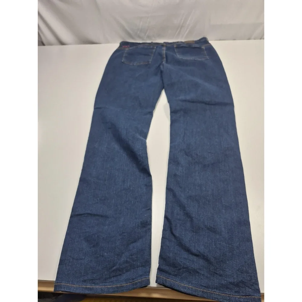 Origin Delta 68 Legit Fit Jeans Mens 40x36 Blue Straight Stretch Denim Made USA